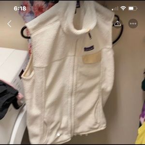 Patagonia cream vest